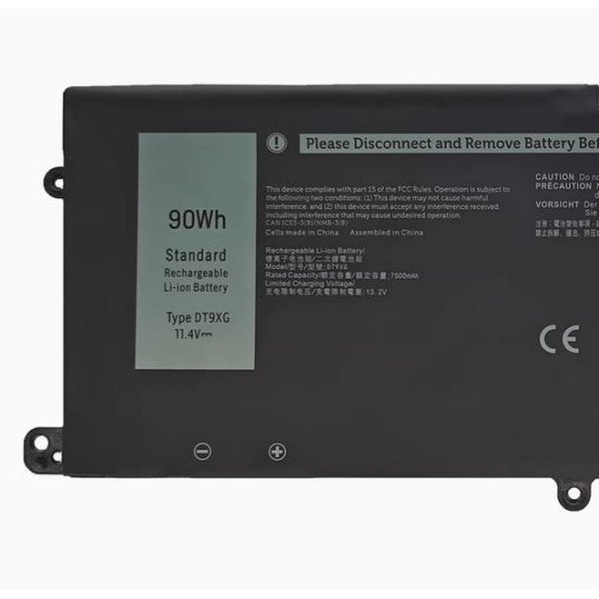 Replacement DT9XG Battery for Dell Alienware Area51m R1/R2 ALWA51M P38E 90Wh