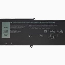 Replacement DT9XG Battery for Dell Alienware Area51m R1/R2 ALWA51M P38E 90Wh