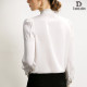 Elegant Long Sleeve Mulberry Silk Cardigan Fashion Shirt For Women