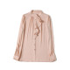 Elegant Long Sleeve Mulberry Silk Cardigan Fashion Shirt For Women