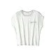 French Short Sleeve Silk White t-Shirt Elegant Loose Tops For Women French Short Sleeve Silk White t-Shirt Elegant Loose Tops For Women