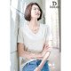 Casual Basic Loose Tees Thin Summer Mulberry Silk T-Shirt For Women Casual Basic Loose Tees Thin Summer Mulberry Silk T-Shirt For Women