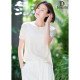 Casual Basic Loose Tees Thin Summer Mulberry Silk T-Shirt For Women