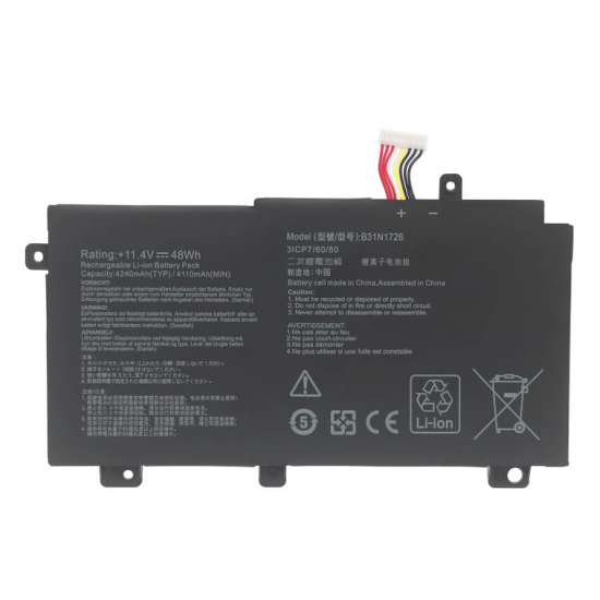 B31N1726 Battery For Asus TUF Gaming A17 FA706II-H7356 B31N1726-1 B31N1726 Battery For Asus TUF Gaming A17 FA706II-H7356 B31N1726-1
