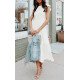 Pleated layered short sleeve large swing new dress for women Pleated layered short sleeve large swing new dress for women